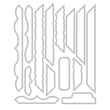 Sizzix Framelits Die & Stamp Set By 49 & Market - Build a Frame